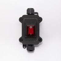 Interrupteur à bascule industriel EAST YDE-D1-A IP67 20A 250V avec terminaison à 4 broches, 50000 cycles