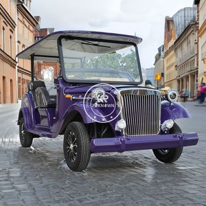 Carrito de Golf Eléctrico Todoterreno con Certificación CE 2025, para Turismo, Estilo Vintage, para Visitas Turísticas - Product Image 1