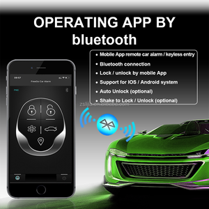 Nto BT chống cướp điện thoại thông minh ứng dụng trung tâm khóa xe báo động của nhãn hiệu xe báo động nóng bán ở phía Nam Châu Phi - Product Image 6