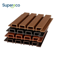 Panneaux muraux composites en plastique et bois WPC personnalisés de haute qualité pour un extérieur élégant