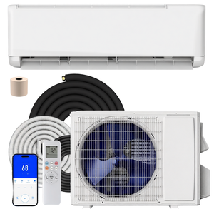 เครื่องปรับอากาศแบบแยกส่วนพร้อมเทคโนโลยีอินเวอร์เตอร์ระดับพรีเมียม 12000 บีทียู คอมเพรสเซอร์ T1 ระบบทำความเย็น/ทำความร้อน - Product Image 1