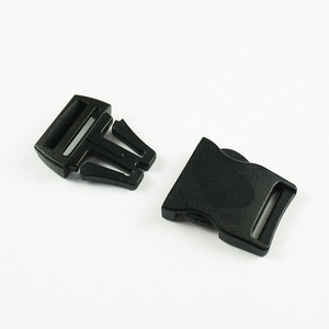 หัวเข็มขัดพลาสติกแบบปลดเร็ว เส้นผ่านศูนย์กลางภายใน 20 มม. สีดำ แบบปลดด้านข้าง สำหรับกระเป๋าและอุปกรณ์เสริม ทนทานต่อการสึกหรอ - Product Image 2