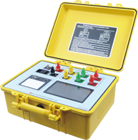 Juego de prueba de cortocircuito de transformador de potencia utilizado con regulador de voltaje
