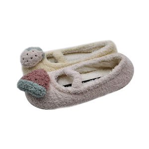 Mules Ligeras de Estilo Ballet para Mujer, Primavera/Verano, con Forro de Terciopelo y Amortiguación de Fresa, Parte Superior de Felpa Suave - Product Image 1