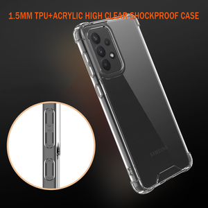 Gscase 1.5Mm <span class=keywords><strong>PC</strong></span> <span class=keywords><strong>TPU</strong></span> Rõ Ràng Chống Sốc Trường Hợp Điện Thoại Biểu Tượng Tùy Chỉnh Cho Samsung Galaxy A33 5G - Product Image 4