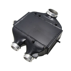 KYOSTAR F80 F82 F83 M3 M4 2015-2017년식용 탑 마운트 듀얼 패스 차지 에어 쿨러 인터쿨러, 블랙 - Product Image 1