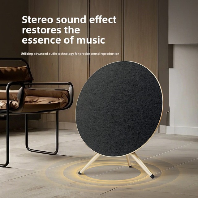 2026 New Flying Saucer for 5.3 Speaker Outdoor Portable with Stand Home Desktop Wireless Sound System Subwoofer 80W