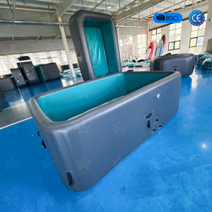 <span class=keywords><strong>Piscine</strong></span> hors sol géante de <span class=keywords><strong>5</strong></span> <span class=keywords><strong>pieds</strong></span> de profondeur, pliable, <span class=keywords><strong>gonflable</strong></span>, avec poignées, pour la natation en plein air - Product Image 6