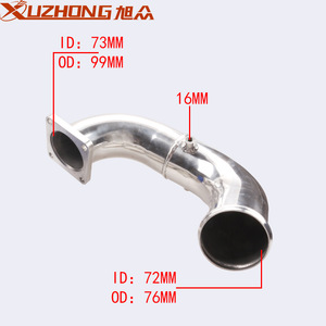 ชุดท่อไอดี Xuzhong ขนาด 3 นิ้ว อลูมิเนียมอัลลอย สำหรับ Dodge 94-98 เครื่องยนต์ 5.9L อัพเกรด - Product Image 2