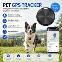 Traceur GPS intelligent étanche IP67 en métal brossé avec logo personnalisé, suivi en temps réel pour clés, portefeuille, chat, chien et animaux de compagnie