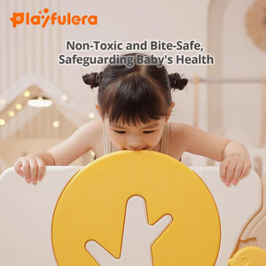 Çizim Tahtası ile Genişletilebilir Bebek Oyun Evi, İsteğe Bağlı Oyuncak Saklama Dolabı - Özel Oyun Alanı - Product Image 5