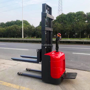 מפעל-מחיר ישיר מחסן euippment stacker 1 טון 1.5 טון לעמוד על מלגזה חשמלי עם 3 מ 4 מ '5m גובה 6 מ' גובה - Product Image 3