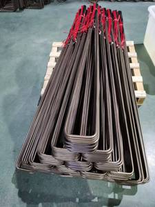 Tube de chauffage électrique en acier inoxydable 304 (tuyaux droits en forme de U) 220V pour pièces d'échange de chaleur de réfrigération de stockage à froid - Product Image 2