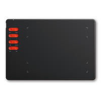 Tablette graphique USB Kstar T505 16384 niveaux de pression, tablette de dessin portable avec touches de raccourci, pour artistes numériques professionnels