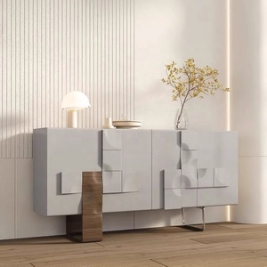 Mobilier salon moderne simple grande table console armoire latérale - Product Image 4