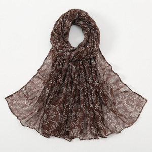 Voile d'été transparent en polyester mercerisé haute performance, certifié GRS BCI, texture lisse, 100 % polyester, idéal pour les hijabs. - Product Image 3