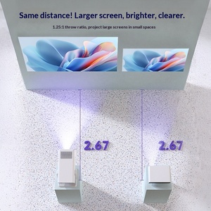 โปรเจคเตอร์บ้าน HM103-A-YX 4K Ultra HD ระบบแอนดรอยด์ 13 โฟกัสอัตโนมัติ ปรับภาพอัตโนมัติ ฉายภาพได้หลายมุม - Product Image 4