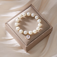 Bracelet Perlé Go2boho avec Charme Métallique, Bijoux Élégants et à la Mode pour Femmes