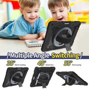 เคสแท็บเล็ตสำหรับเด็ก ขายดี สำหรับ <span class=keywords><strong>iPad</strong></span> <span class=keywords><strong>Pro</strong></span> <span class=keywords><strong>11</strong></span> <span class=keywords><strong>2021</strong></span> ช่องใส่ปากกา เคสแข็งแรงทนทาน ซิลิโคนป้องกันอย่างดี พร้อมขาตั้งหมุนได้ - Product Image 4