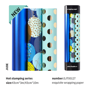 Vente en gros rouleau de papier d'emballage pour cadeau personnalisé d'anniversaire et de Saint-Valentin 43x300cm pour emballage de papier d'emballage - Product Image 3