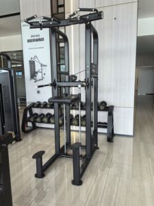 Équipement de musculation pour salle de sport, fabrication directe, machine à dips/chin assistés en acier, entraînement de force, musculation, club de fitness, pectoraux - Product Image 2