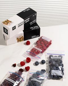 Bolsas de Almacenamiento para Control de Porciones, Paquete de 100, Bolsas Reutilizables de 1 Taza con Líneas de Medición, Libres de BPA para Frutos Secos, Dulces y Suplementos - Product Image 3