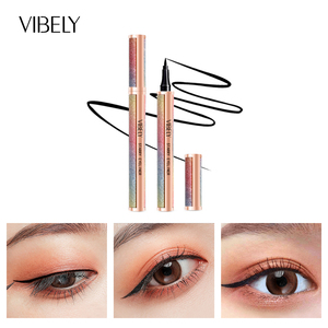 Delineador de ojos con etiqueta privada a prueba de agua, delineador de ojos con logotipo personalizado, delineador de ojos líquido con purpurina vegana - Product Image 3
