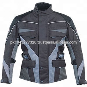 Chaqueta textil de moto de lona de invierno para hombre con logotipo personalizado con color personalizado - Product Image 4