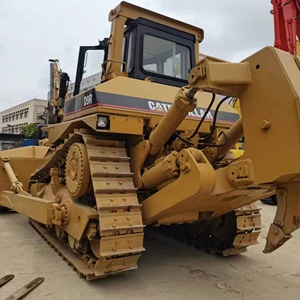 รถดันดินตีนตะขาบ CAT D9R สีเหลือง พร้อมเครื่องยนต์คัมมินส์ กำลัง 250 กิโลวัตต์ ความสามารถในการดันดิน 10 เมตร - Product Image 6