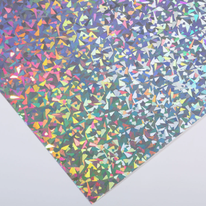 Papier laser à motifs en verre, papier laser vibrant, cartes dorées et argentées, papier fait main, papier miroir en aluminium, best-seller - Product Image 1