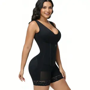 Body gainant amincissant Fajas Colombianas, sculpteur de corps, rehausseur de fesses, culotte <span class=keywords><strong>ventre</strong></span> plat, serre-taille en nylon ferme - Product Image 4