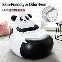 Fauteuil gonflable portable pour enfants, motif dessin animé mignon, idéal pour le camping et la maison, canapé gonflable en PVC de haute qualité pour intérieur et extérieur, vente en gros