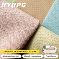 Tissu en microfibre imitation PU écologique à motif diamant fin et régulier de 1,4 mm avec support pour chaussures et sacs FC328 – En stock