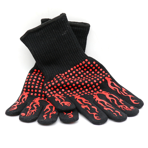 Guantes para horno de barbacoa, Logo personalizado, OEM 932F, resistentes al calor extremos - Product Image 2
