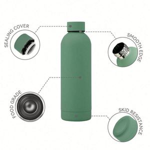 Customized 500Ml Personalized Sport Drinking Bottle Logo Thermal Vacuum Water Flask for Souvenir - Product Image 2