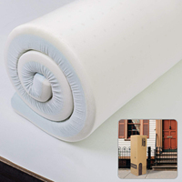 Surmatelas en mousse à mémoire de forme en gel de refroidissement Surmatelas en mousse haute densité pliable pour lit King Queen Size