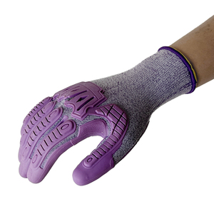 الأكثر مبيعًا قفازة سيليكون واقية مضادة للقطع من البوليستر تأثير على العمل - Product Image 3