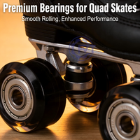 Roulements de précision durables 600 IRS 608 pour patins à roulettes, roulements à gorge profonde pour skateboard, roulements minimisés pour patins en ligne