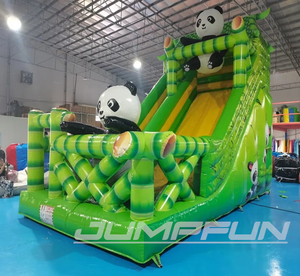 Toboggans gonflables de 8x4 mètres pour enfants <span class=keywords><strong>2023</strong></span> nouveau design Panda gonfler toboggan commercial <span class=keywords><strong>location</strong></span> de toboggan sec - Product Image 2
