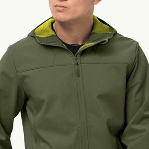 Custom <b>Men</b> Winter Stand Collar Softshell <b>Jacket</b> High Quality Waterproof Windproof Comfortable to Wear Light Weight - Product Image 6