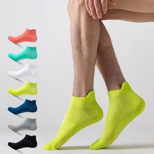 Groothandel Custom Hoge Kwaliteit Atletische Laag Uitgesneden Sokken Compressie Lopende Enkelsokken Voor Mannen Vrouwen