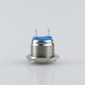 Interrupteur à bouton-poussoir miniature DP momentané à 2 broches, tête ronde <span class=keywords><strong>de</strong></span> 19 mm, 1NO - Product Image 4