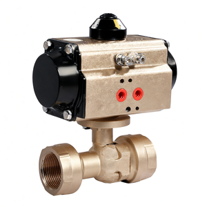 Vanne à bille pneumatique COVNA à double union en PVC, à deux voies, à commande pneumatique, à double action, avec une durée de vie de 90 jours - Product Image 2