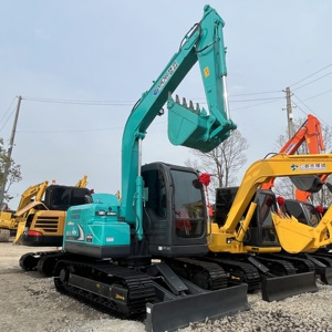 Miniexcavadora usada Kobelco SK75 de 7 toneladas excavadoras de segunda mano SK35SR SK50SR SK55SR SK60 SK70SR en stock, el mayor proveedor de Shanghái - Product Image 3