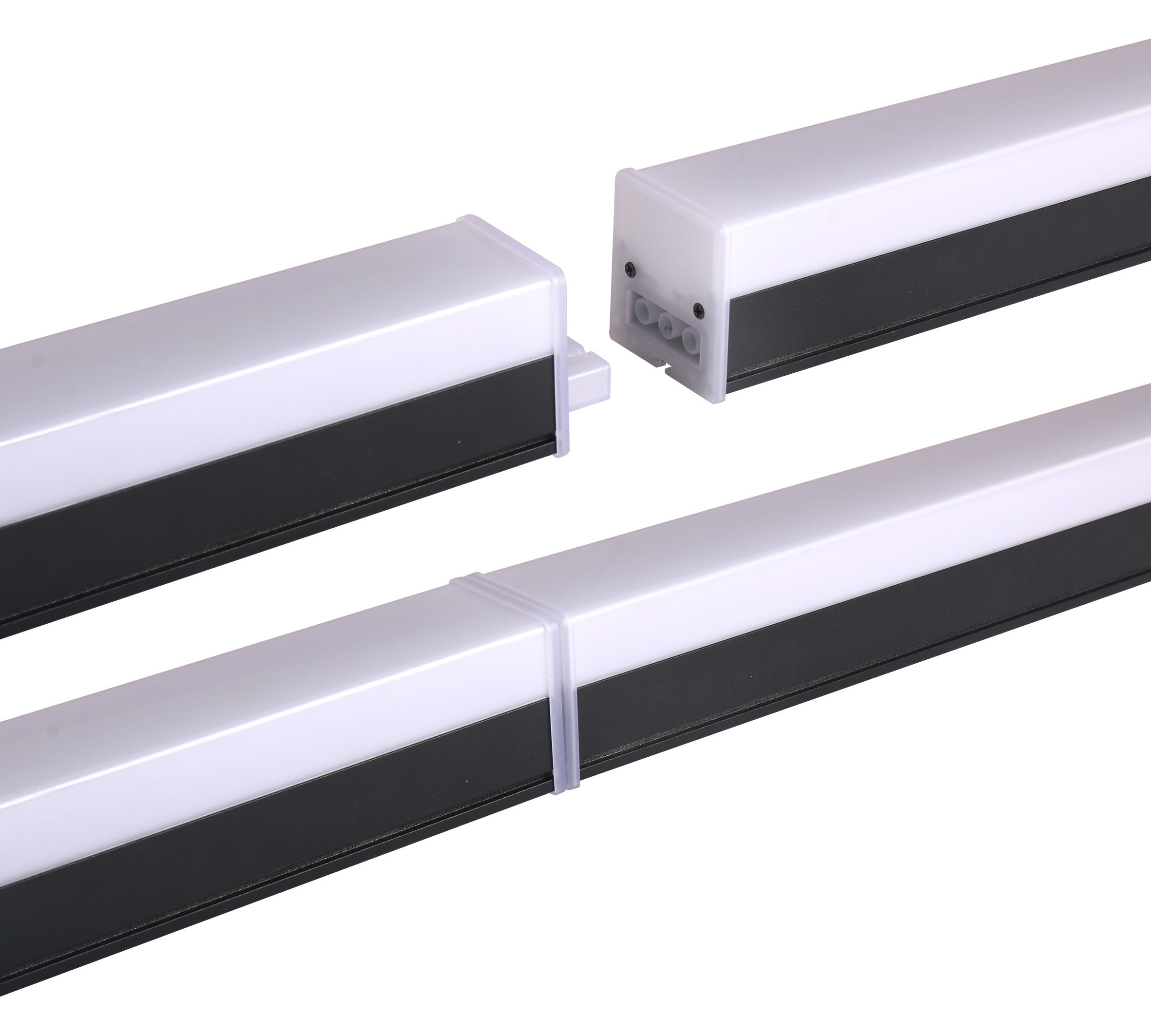 Modern Aluminum LED Linear Lamp G1 3000K 4000K 6500K CCT Linkable Modular Pendant Lighting for Fashion Retail Shop