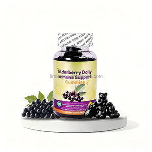 Gummies Premium Boost Immune Riches en Antioxydants Gummies à la Pectine de Sureau Soutiennent l'Immunité et la Santé Respiratoire - Product Image 1