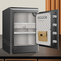 CEQSAFE Coffre-fort intelligent antivol avec application TUYA WIFI, serrure à empreintes digitales, en acier, pour la maison, la banque, le bureau, l'hôtel