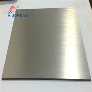 5mm gold/silver/ brown/blue/red brushed coated alucobond cladding price aluminum composite panels alucobond acm acp