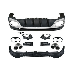 Kit de diffuseur arrière de voiture de style <span class=keywords><strong>AMG45</strong></span> en matériau PP, embout d'échappement pour Benz GLB Class GLB200 GLB180 GLB250 2020-2022, kit de carrosserie - Product Image 2