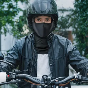 Best Selling Quick-Drying Breathable Black Custom Logo Full Face Adult Motorcycle Face Mask